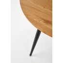 Стол обеденный HALMAR COLORADO дуб золотой/черный 120-160/80